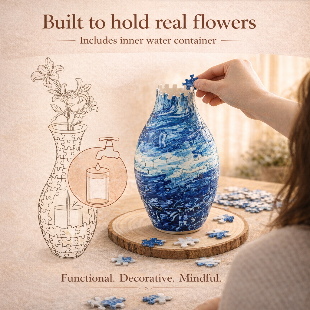 Vazzle™  160 Piece 3D PuzzleVase